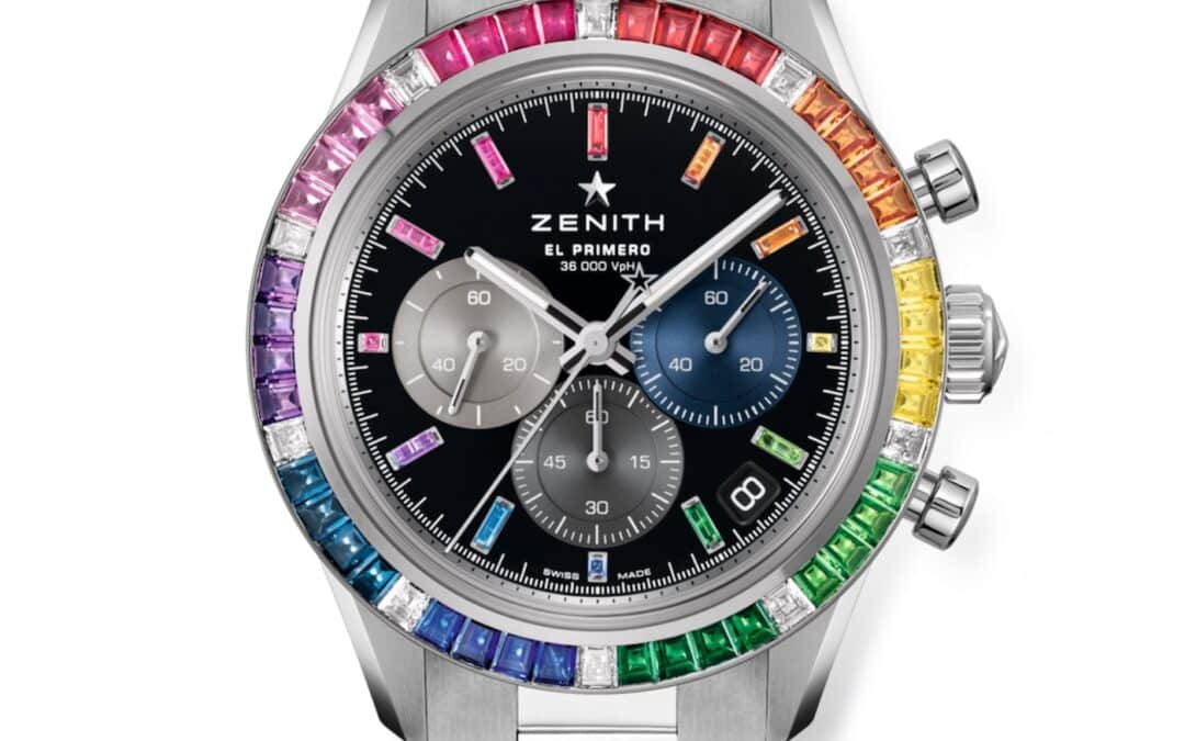 Zenith Chronomaster Sport Rainbow en oro blanco