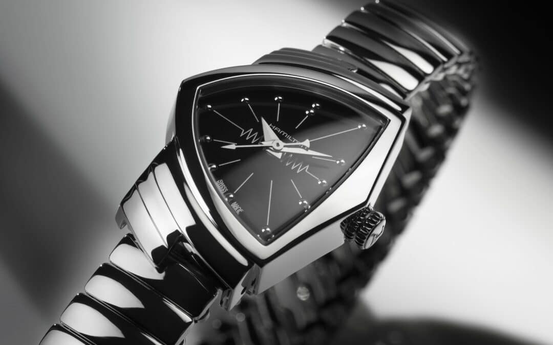 Hamilton Ventura S Quartz con brazalete flex: un icono reinventado