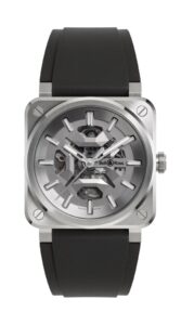 Bell & Ross BR 03 Skeleton Grey Steel BR03A-GR-SKST/SRB Frontal