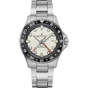 Hamilton Khaki Navy Scuba automatic GMT 43mm H82555150 Frontal
