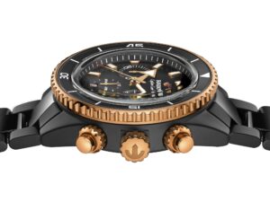 Rado Captain Cook High-Tech Ceramic Automatic Chronograph R32190153 Detalle carrura