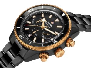 Rado Captain Cook High-Tech Ceramic Automatic Chronograph R32190153 Esfera