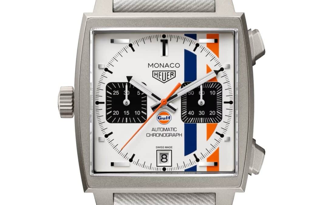 TAG Heuer Monaco Chronograph x Gulf CAW218G.EB0393
