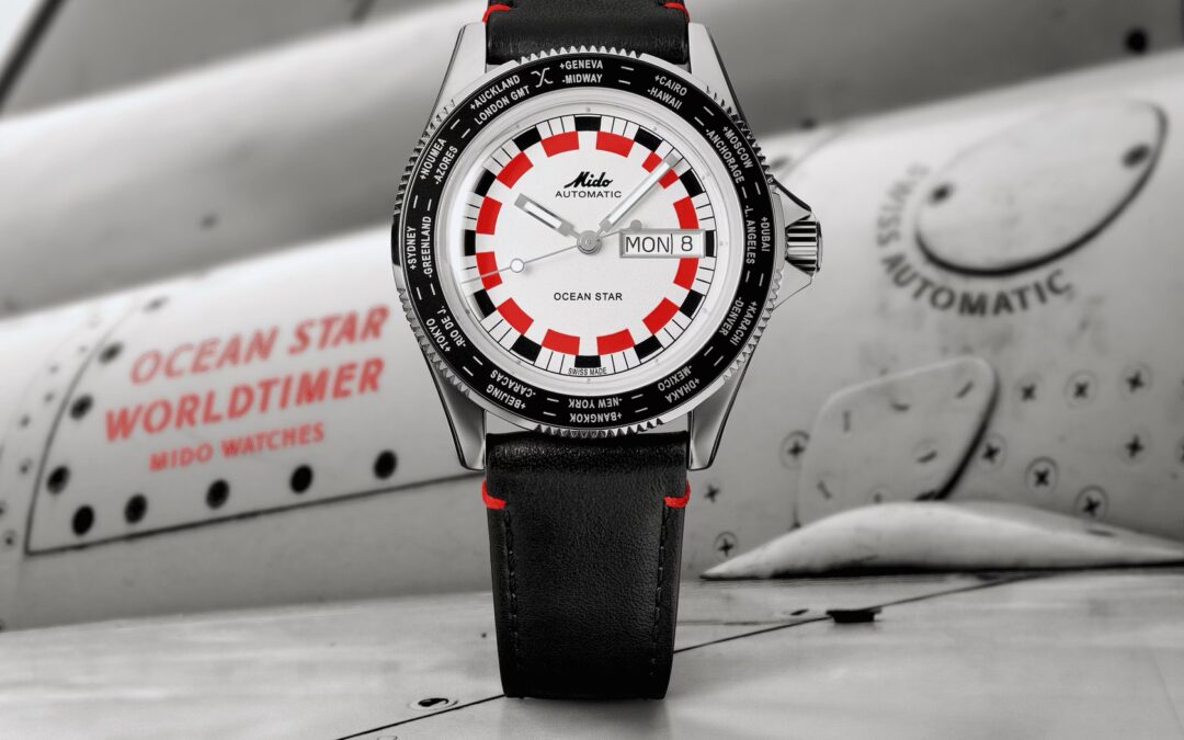 Mido Ocean Star Worldtimer M026.830.16.030.00: alma de los años 70