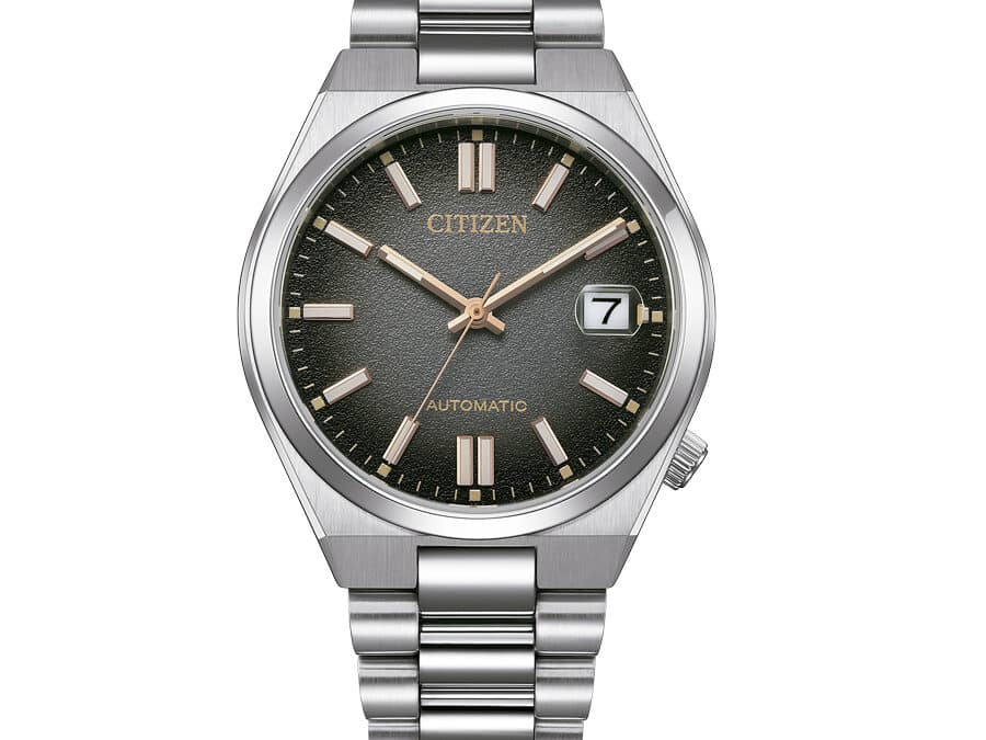 Nuevo Citizen Tsuyosa 37 mm NJ0200-50E “Time Slip”, con esfera negra ahumada