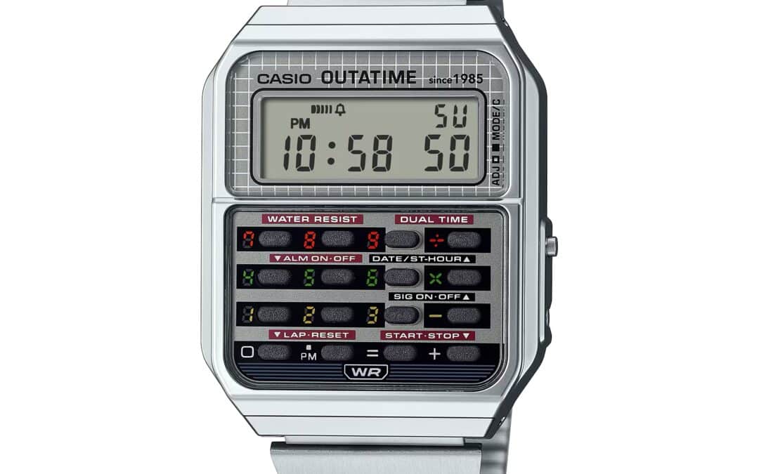 Casio CA-500WEBF “Back to the Future”, el regreso de un icono que nunca se fue