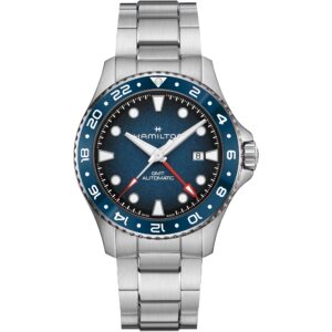 Hamilton Khaki Navy Scuba Auto GMT 43 mm H82535140 Frontal
