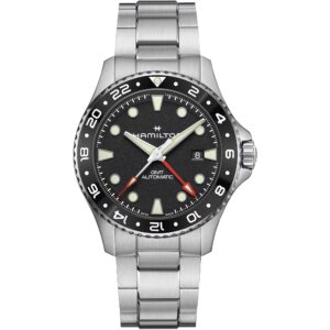 Hamilton Khaki Navy Scuba Auto GMT 43 mm H82555130 Frontal